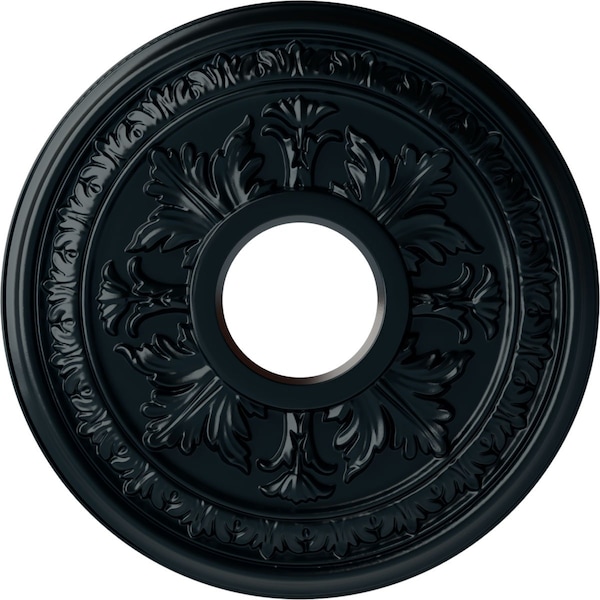 Ekena Millwork Baltimore Ceiling Medallion (Canopies up to 5 1/2"), 15 3/8"OD x 4 1/4"ID x 1 1/2"P, Night Shade CM15BANSF - main